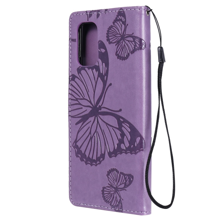 For OnePlus 8T 3D Butterflies Embossing Pattern Horizontal Flip Leather Case with Holder & Card Slot & Wallet