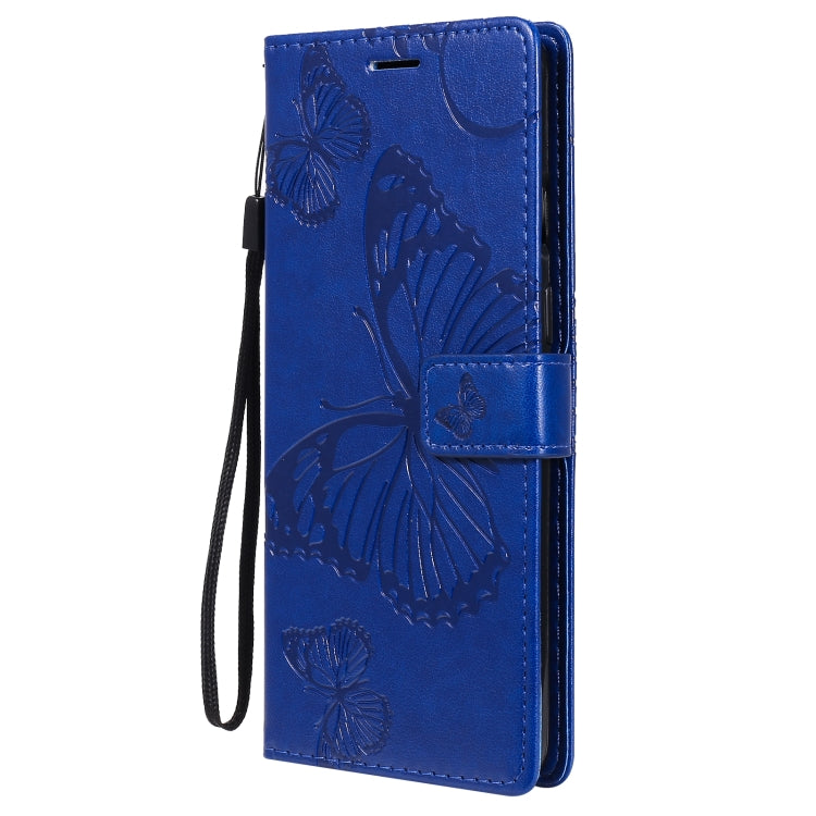 For OnePlus 8T 3D Butterflies Embossing Pattern Horizontal Flip Leather Case with Holder & Card Slot & Wallet