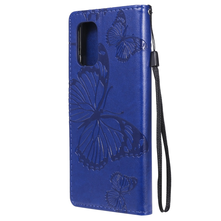 For OnePlus 8T 3D Butterflies Embossing Pattern Horizontal Flip Leather Case with Holder & Card Slot & Wallet