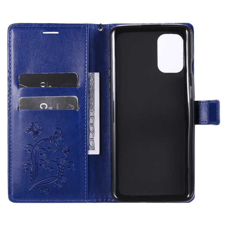 For OnePlus 8T 3D Butterflies Embossing Pattern Horizontal Flip Leather Case with Holder & Card Slot & Wallet
