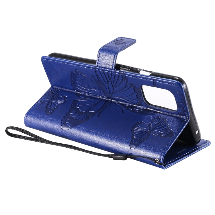 For OnePlus 8T 3D Butterflies Embossing Pattern Horizontal Flip Leather Case with Holder & Card Slot & Wallet