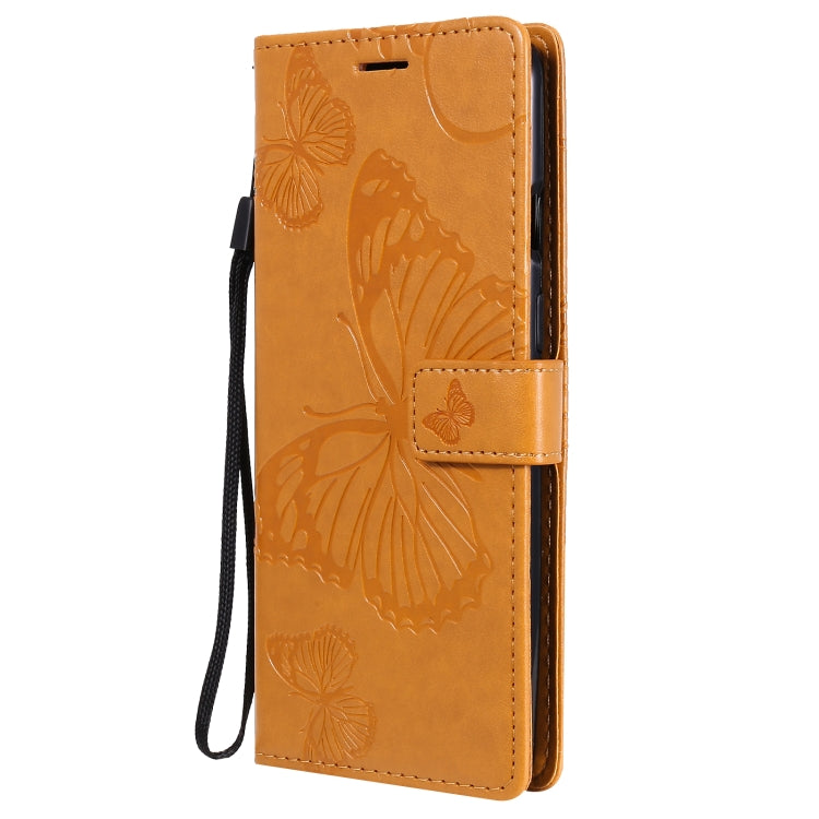For OnePlus 8T 3D Butterflies Embossing Pattern Horizontal Flip Leather Case with Holder & Card Slot & Wallet