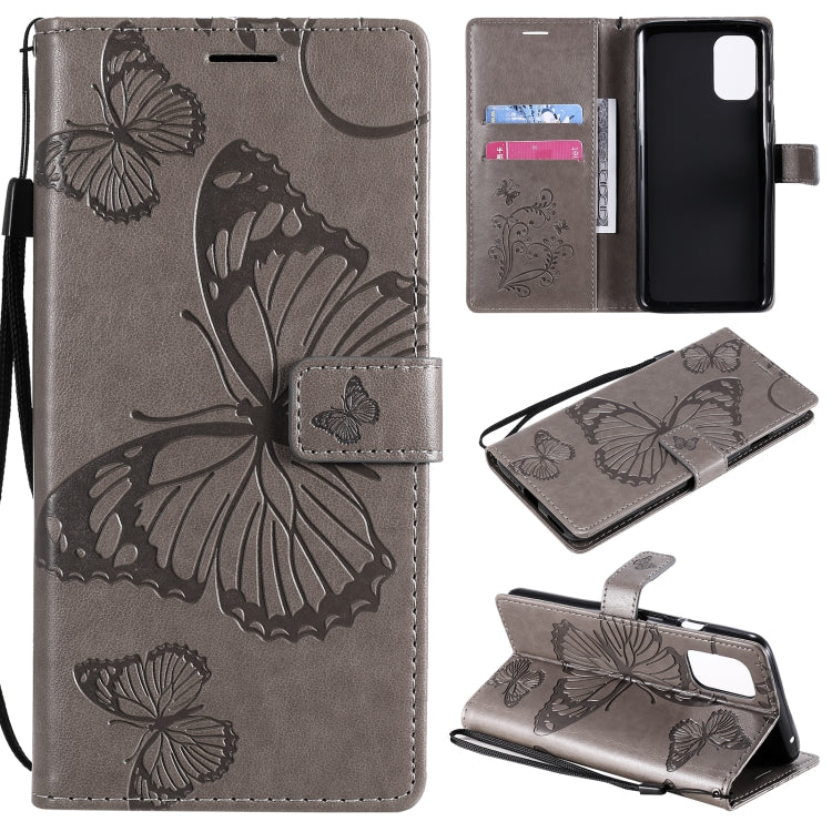 For OnePlus 8T 3D Butterflies Embossing Pattern Horizontal Flip Leather Case with Holder & Card Slot & Wallet