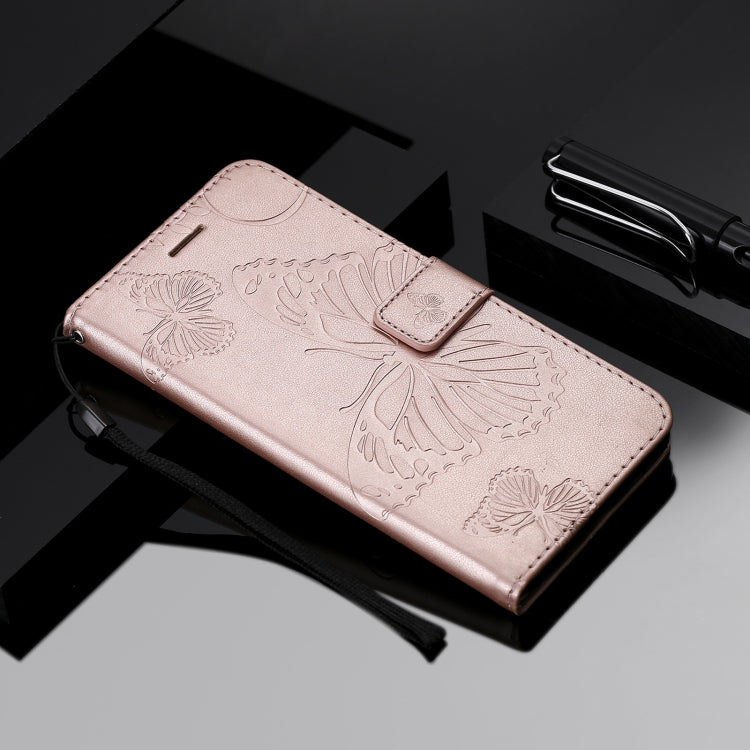 For OnePlus 8T 3D Butterflies Embossing Pattern Horizontal Flip Leather Case with Holder & Card Slot & Wallet