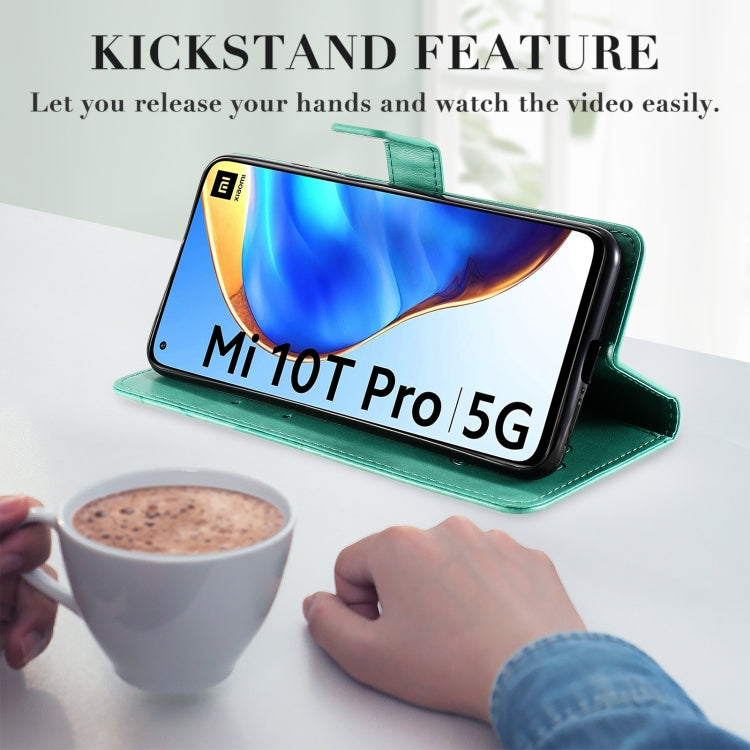 For Xiaomi Mi 10T / Mi 10T Pro 3D Butterflies Embossing Pattern Horizontal Flip Leather Case with Holder & Card Slot & Wallet