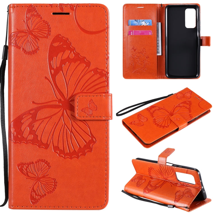 For Xiaomi Mi 10T / Mi 10T Pro 3D Butterflies Embossing Pattern Horizontal Flip Leather Case with Holder & Card Slot & Wallet