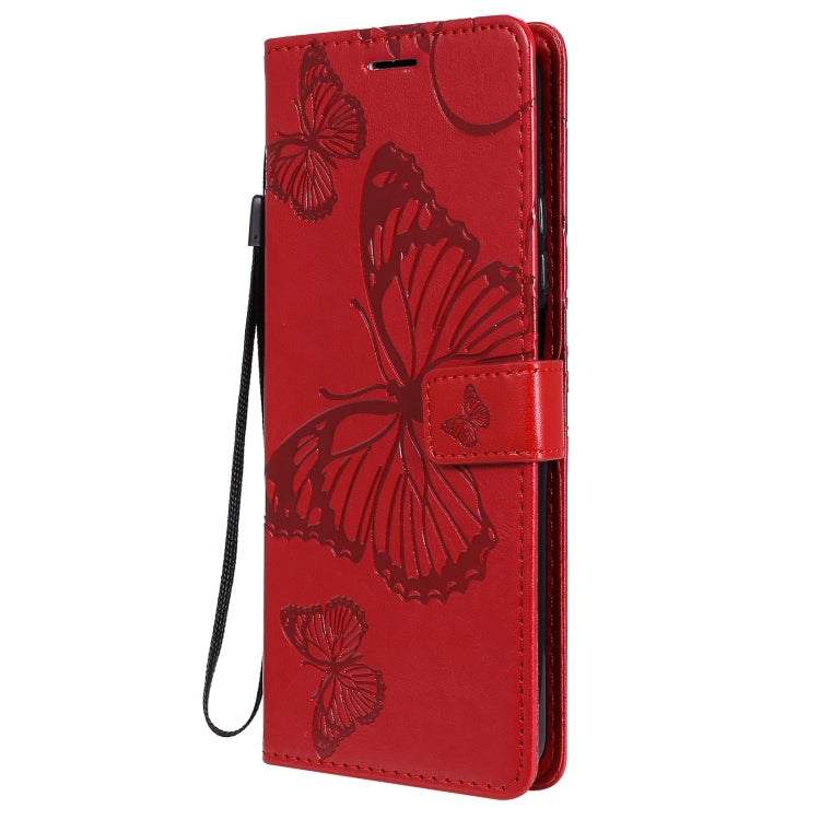 For Xiaomi Mi 10T / Mi 10T Pro 3D Butterflies Embossing Pattern Horizontal Flip Leather Case with Holder & Card Slot & Wallet