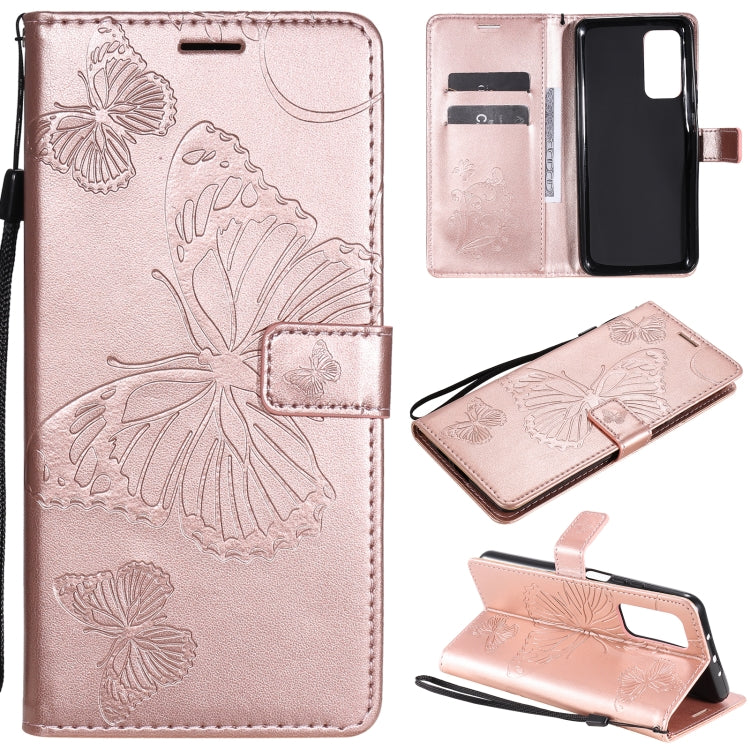 For Xiaomi Mi 10T / Mi 10T Pro 3D Butterflies Embossing Pattern Horizontal Flip Leather Case with Holder & Card Slot & Wallet