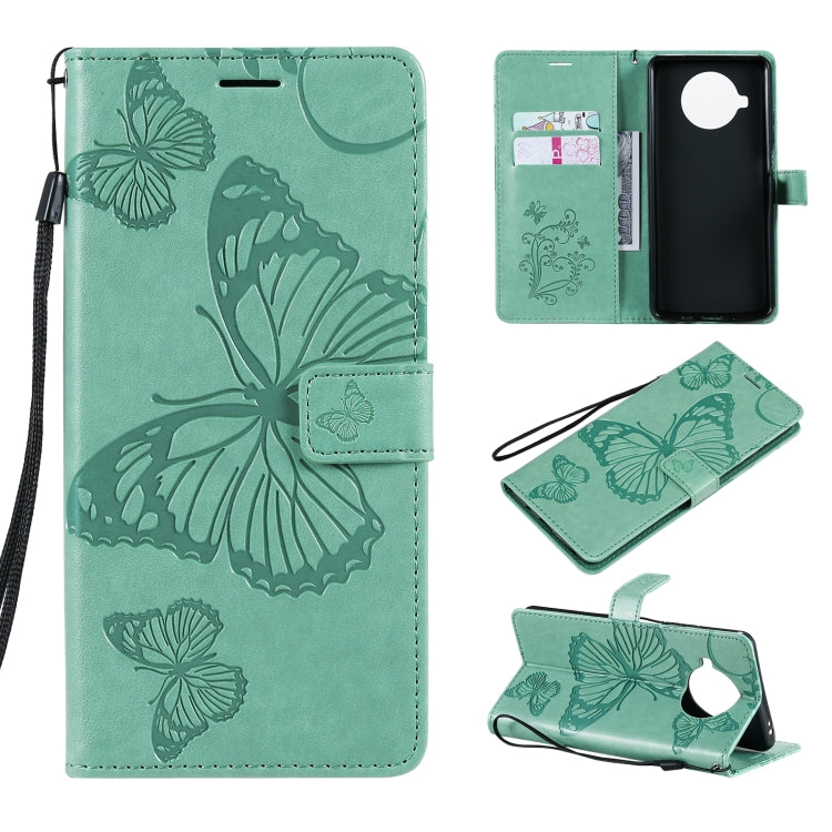 For Xiaomi Mi 10T Lite 3D Butterflies Embossing Pattern Horizontal Flip Leather Case with Holder & Card Slot & Wallet