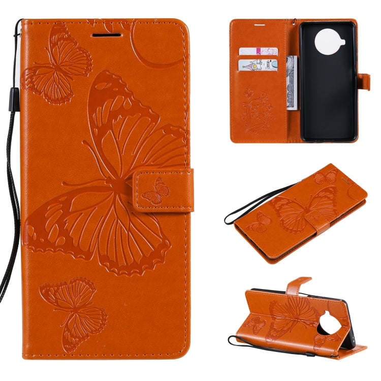 For Xiaomi Mi 10T Lite 3D Butterflies Embossing Pattern Horizontal Flip Leather Case with Holder & Card Slot & Wallet