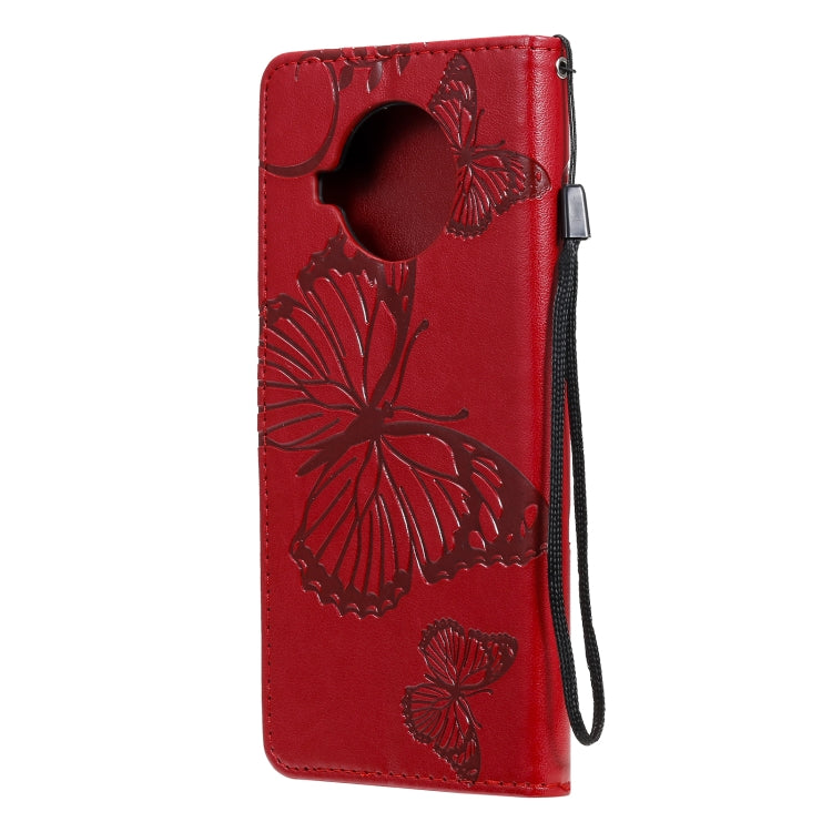 For Xiaomi Mi 10T Lite 3D Butterflies Embossing Pattern Horizontal Flip Leather Case with Holder & Card Slot & Wallet