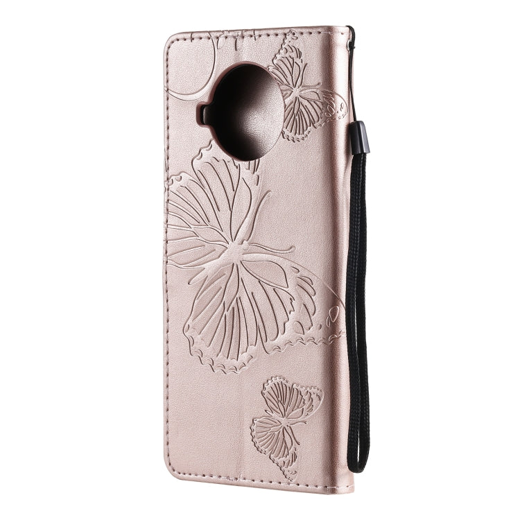 For Xiaomi Mi 10T Lite 3D Butterflies Embossing Pattern Horizontal Flip Leather Case with Holder & Card Slot & Wallet