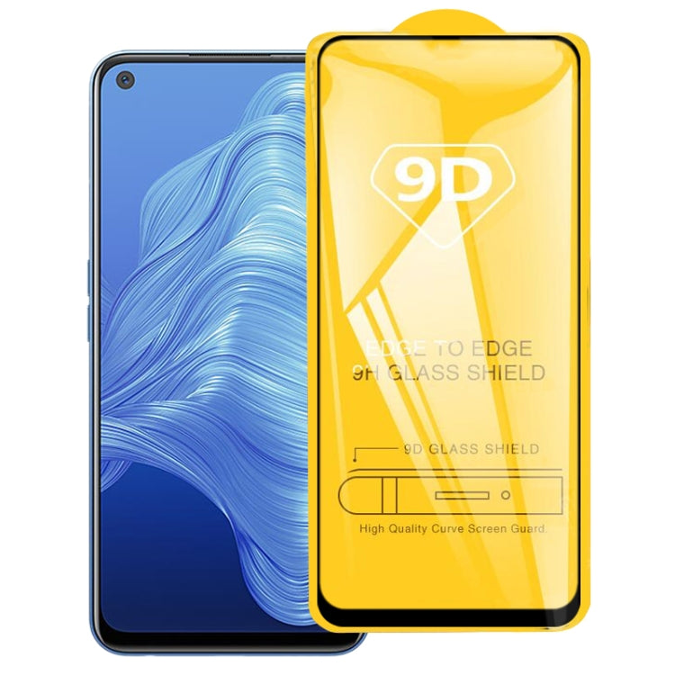 For OPPO Realme 7 9D Full Glue Full Screen Tempered Glass Film