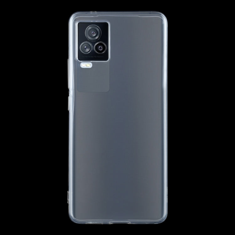 For vivo iQOO 7 0.75mm Ultra-thin Transparent TPU Soft Protective Case