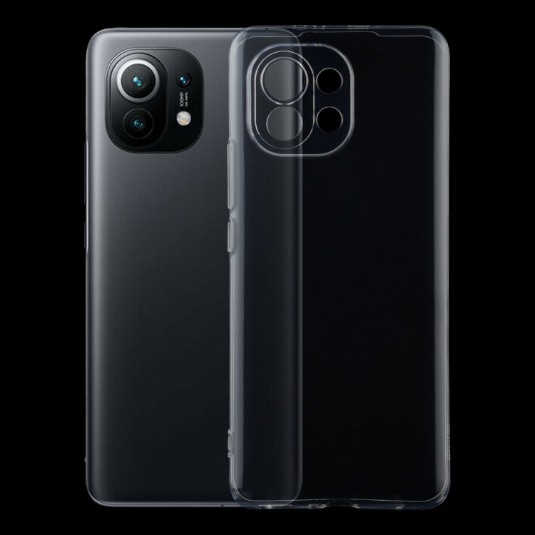For Xiaomi Mi 11 0.75mm Ultra-thin Transparent TPU Soft Protective Case