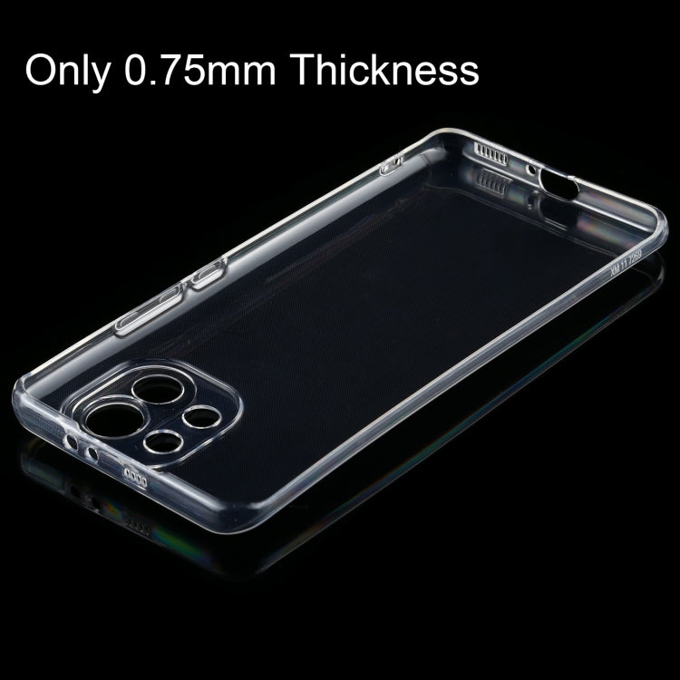For Xiaomi Mi 11 0.75mm Ultra-thin Transparent TPU Soft Protective Case