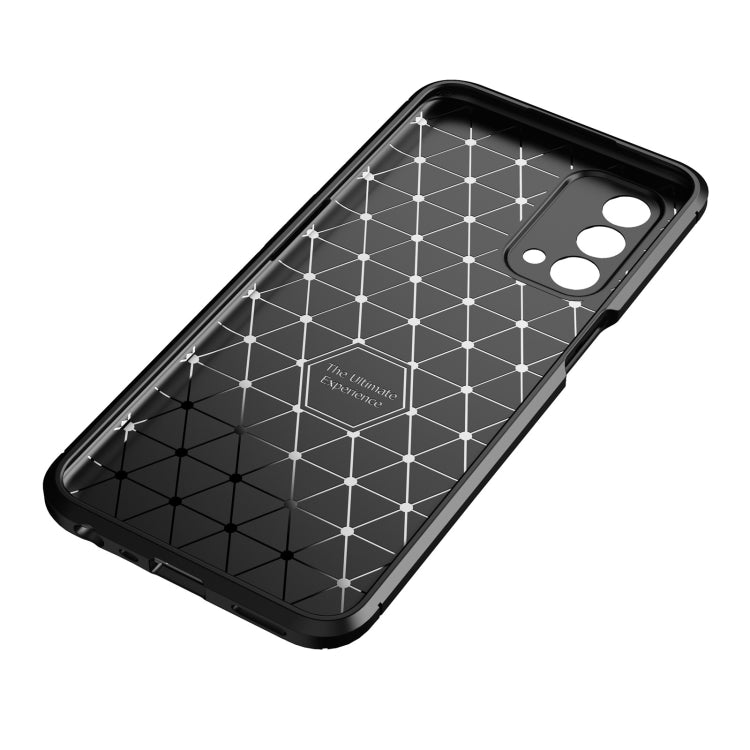 For OPPO A93 5G Carbon Fiber Texture Shockproof TPU Case