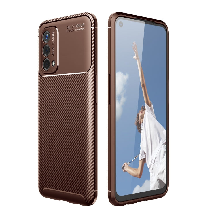 For OPPO A93 5G Carbon Fiber Texture Shockproof TPU Case
