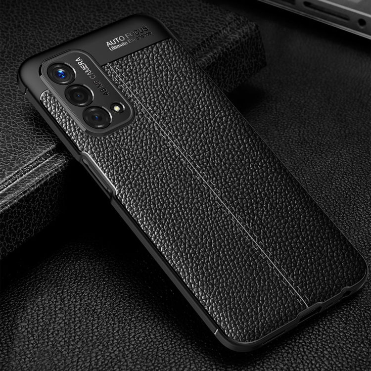 For OPPO A93 5G Litchi Texture Shockproof TPU Case