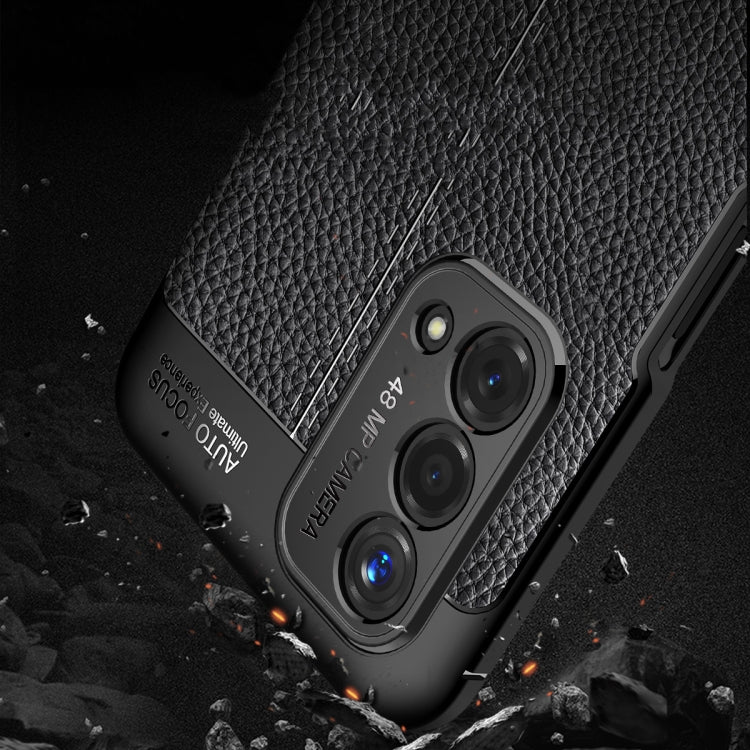 For OPPO A93 5G Litchi Texture Shockproof TPU Case