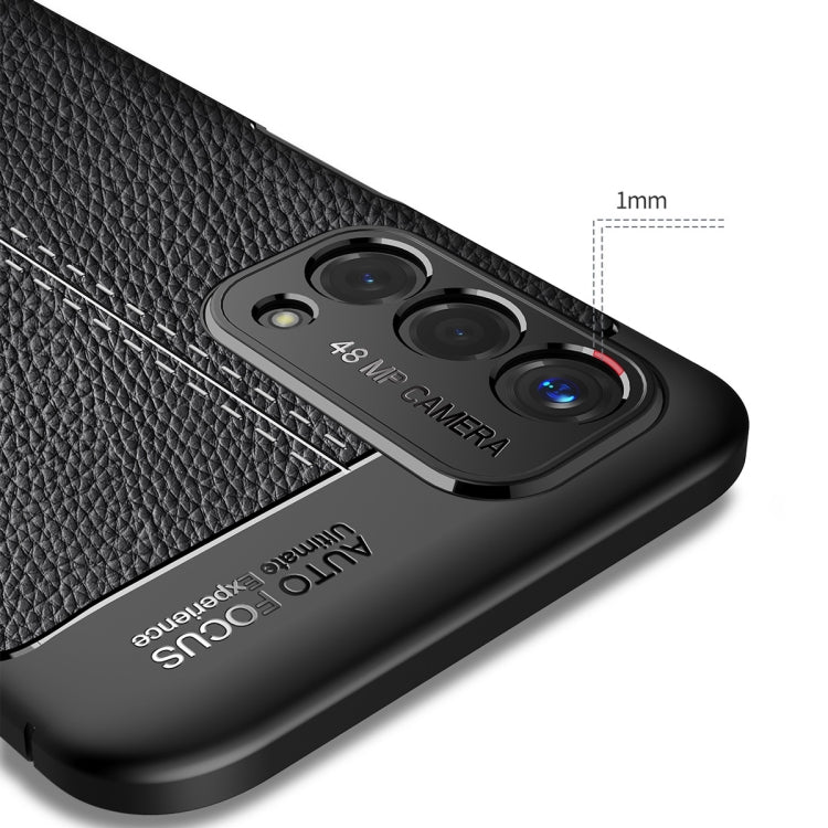 For OPPO A93 5G Litchi Texture Shockproof TPU Case