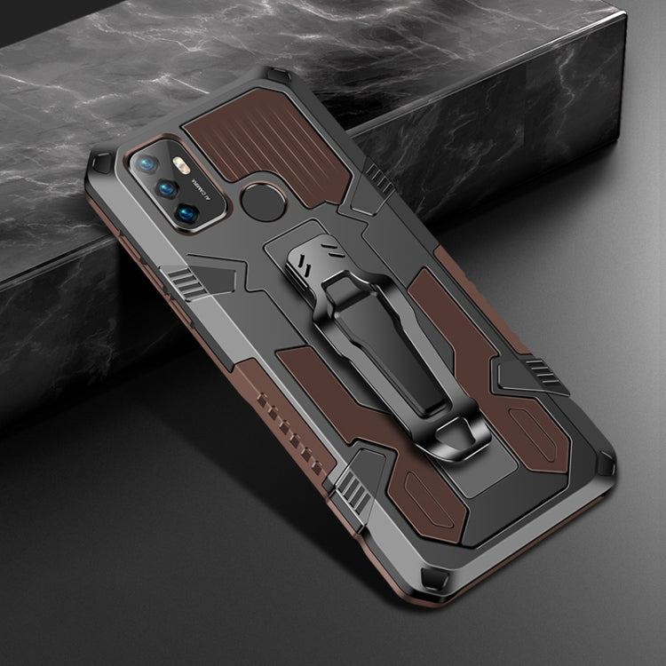 For OPPO A53 2020 / A32 Machine Armor Warrior Shockproof PC + TPU Protective Case