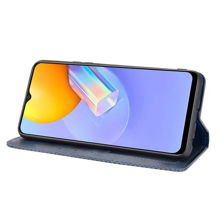 For vivo Y51A ( 2021) / Y51 (2020) Overseas Version (India / Southeast Asia) Magnetic Buckle Retro Crazy Horse Texture Horizontal Flip Leather Case with Holder & Card Slots & Photo Frame