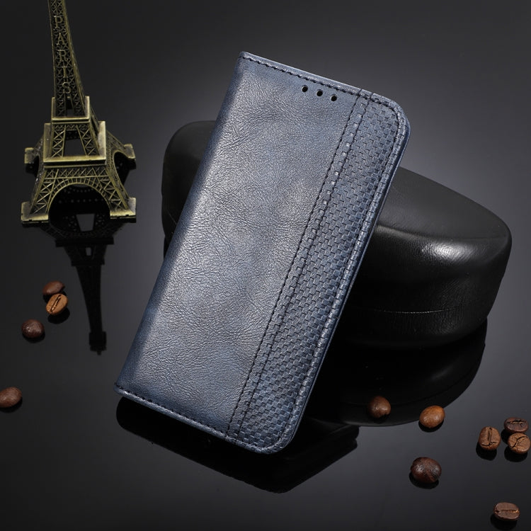 For vivo Y51A ( 2021) / Y51 (2020) Overseas Version (India / Southeast Asia) Magnetic Buckle Retro Crazy Horse Texture Horizontal Flip Leather Case with Holder & Card Slots & Photo Frame