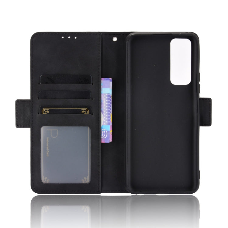 For vivo Y51A 2021 / Y51 2020 (Indian) Wallet Style Skin Feel Calf Pattern Leather Case with Separate Card Slots