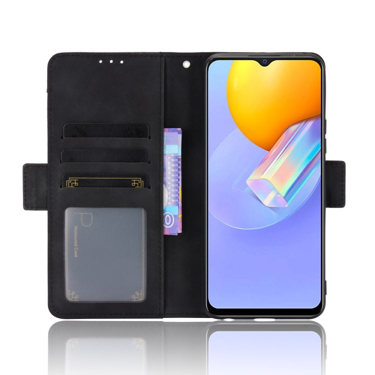 For vivo Y51A 2021 / Y51 2020 (Indian) Wallet Style Skin Feel Calf Pattern Leather Case with Separate Card Slots