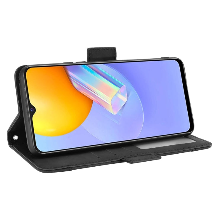 For vivo Y51A 2021 / Y51 2020 (Indian) Wallet Style Skin Feel Calf Pattern Leather Case with Separate Card Slots