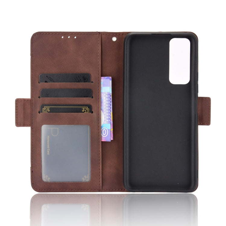 For vivo Y51A 2021 / Y51 2020 (Indian) Wallet Style Skin Feel Calf Pattern Leather Case with Separate Card Slots