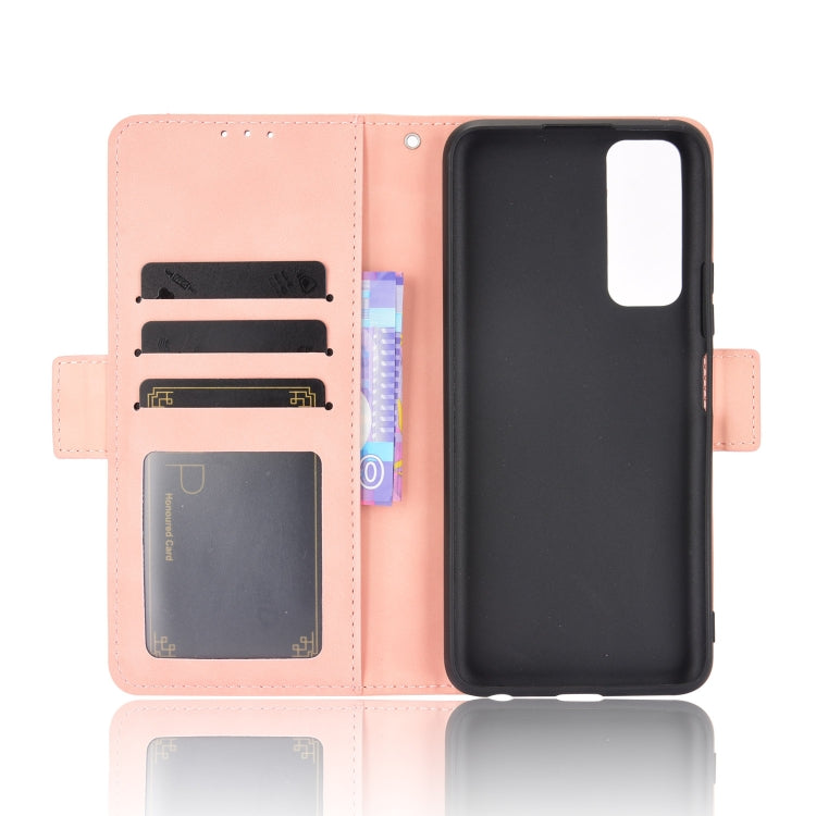 For vivo Y51A 2021 / Y51 2020 (Indian) Wallet Style Skin Feel Calf Pattern Leather Case with Separate Card Slots