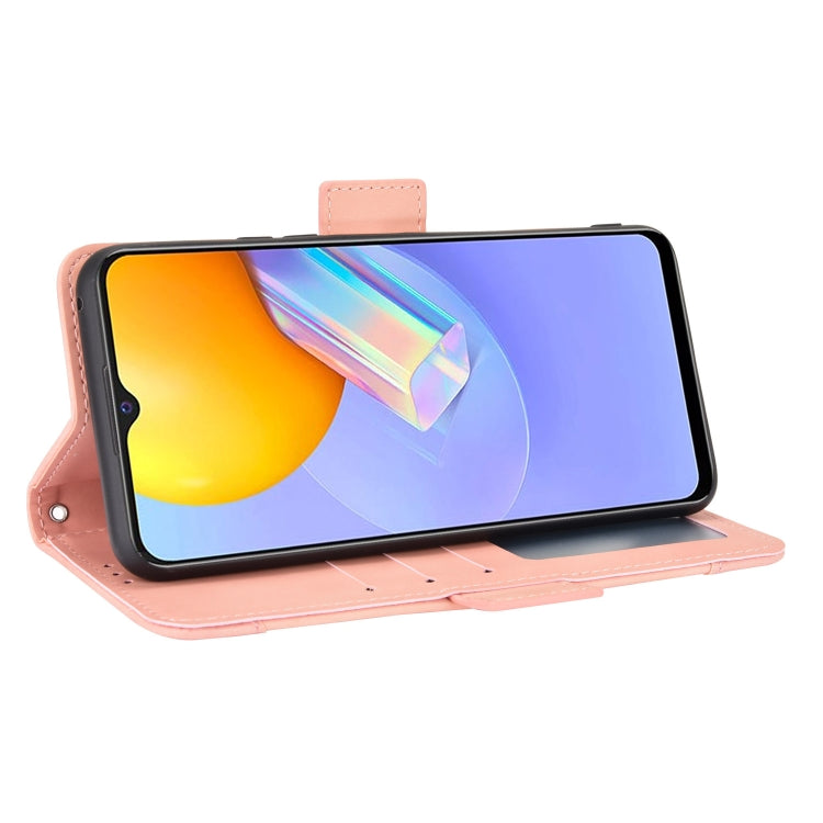 For vivo Y51A 2021 / Y51 2020 (Indian) Wallet Style Skin Feel Calf Pattern Leather Case with Separate Card Slots