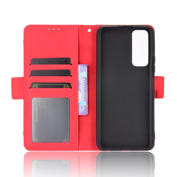 For vivo Y51A 2021 / Y51 2020 (Indian) Wallet Style Skin Feel Calf Pattern Leather Case with Separate Card Slots