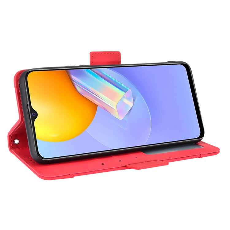 For vivo Y51A 2021 / Y51 2020 (Indian) Wallet Style Skin Feel Calf Pattern Leather Case with Separate Card Slots