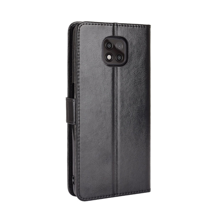 For Motorola Moto G Power 2021 Retro Crazy Horse Texture Horizontal Flip Leather Case with Holder & Card Slots & Lanyard