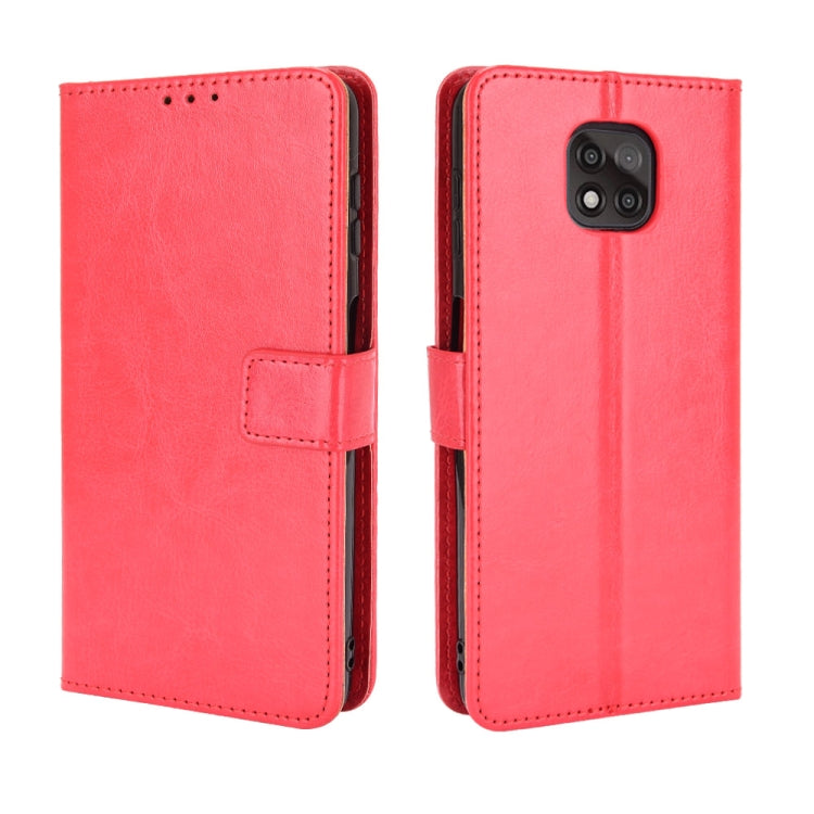 For Motorola Moto G Power 2021 Retro Crazy Horse Texture Horizontal Flip Leather Case with Holder & Card Slots & Lanyard