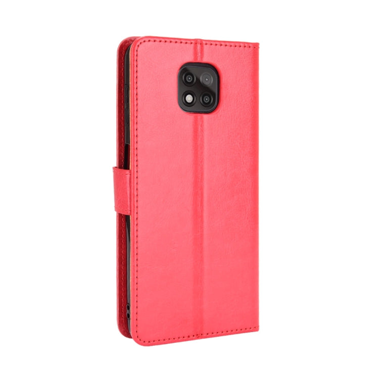 For Motorola Moto G Power 2021 Retro Crazy Horse Texture Horizontal Flip Leather Case with Holder & Card Slots & Lanyard