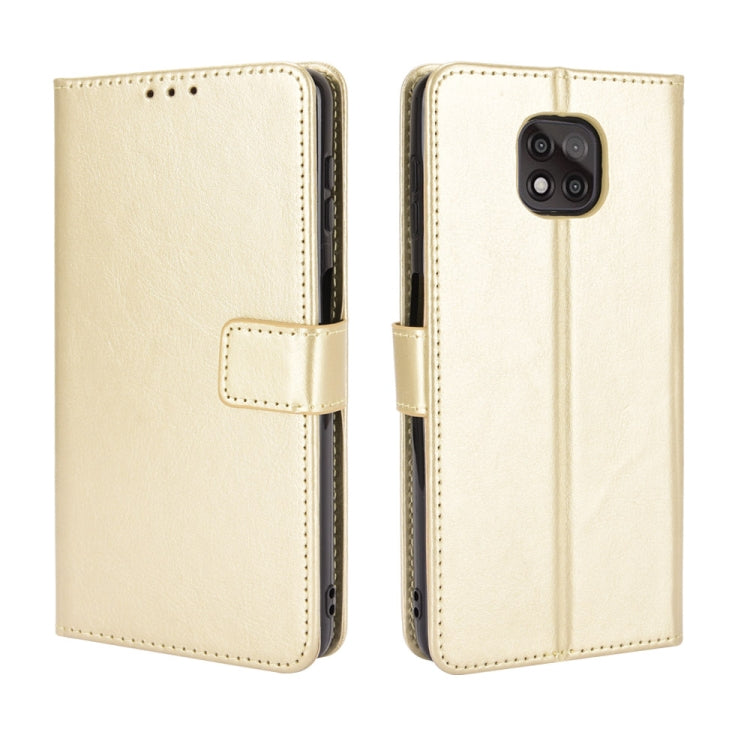 For Motorola Moto G Power 2021 Retro Crazy Horse Texture Horizontal Flip Leather Case with Holder & Card Slots & Lanyard