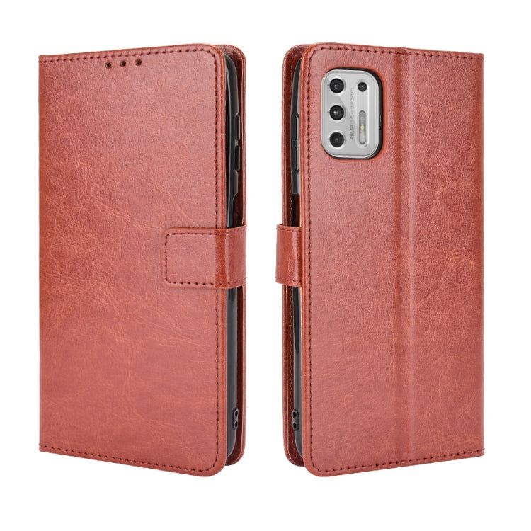 For Motorola Moto G Stylus 2021 Retro Crazy Horse Texture Horizontal Flip Leather Case with Holder & Card Slots & Lanyard