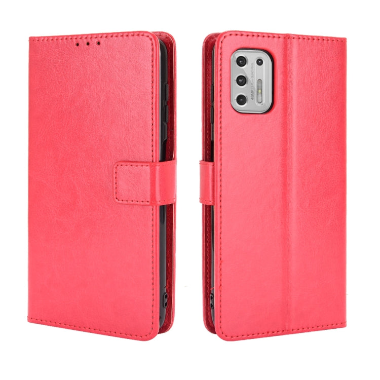 For Motorola Moto G Stylus 2021 Retro Crazy Horse Texture Horizontal Flip Leather Case with Holder & Card Slots & Lanyard