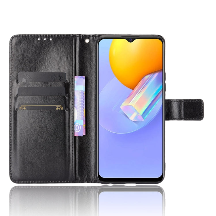 For vivo Y51A 2021 / Y51 2020 (Indian) Retro Crazy Horse Texture Horizontal Flip Leather Case with Holder & Card Slots & Lanyard