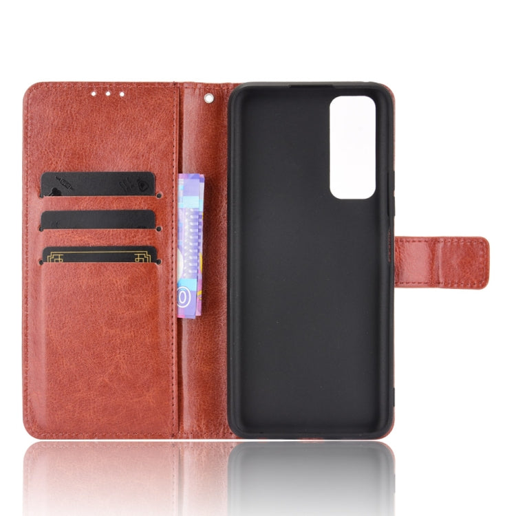 For vivo Y51A 2021 / Y51 2020 (Indian) Retro Crazy Horse Texture Horizontal Flip Leather Case with Holder & Card Slots & Lanyard