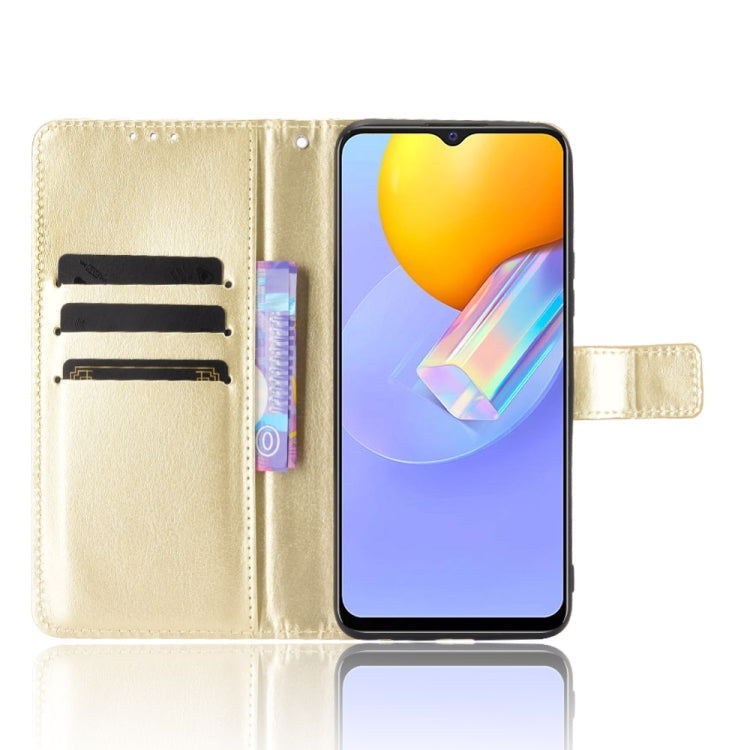 For vivo Y51A 2021 / Y51 2020 (Indian) Retro Crazy Horse Texture Horizontal Flip Leather Case with Holder & Card Slots & Lanyard