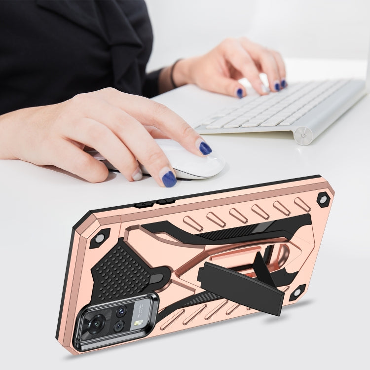 For vivo Y51 Shockproof TPU + PC Protective Case with Holder