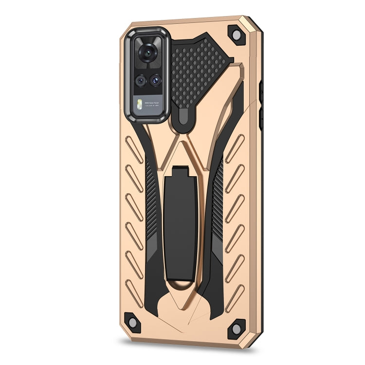 For vivo Y51 Shockproof TPU + PC Protective Case with Holder