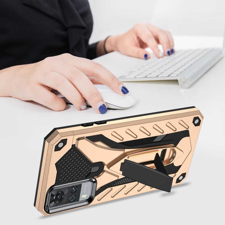 For vivo Y51 Shockproof TPU + PC Protective Case with Holder