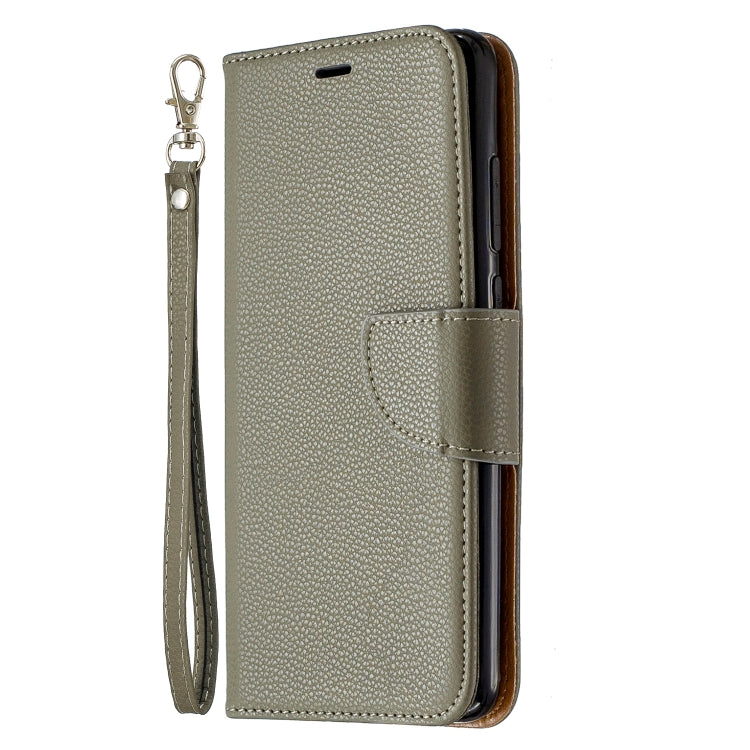 For Xiaomi Redmi Note 8 Pro Litchi Texture Pure Color Horizontal Flip PU Leather Case with Holder & Card Slots & Wallet & Lanyard