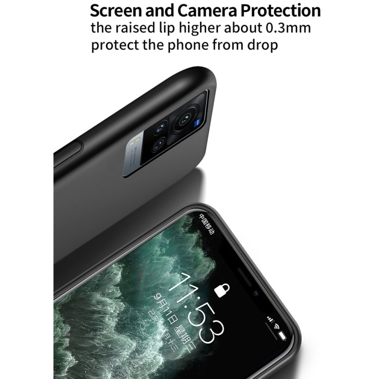 For vivo X60 5G Classic Tilt Strip Grain Magnetic Shockproof PC + TPU Case